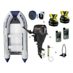 schlauchboot mit 15 ps motor komplettangebot